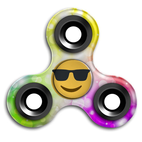 Fidget Spinner Emoji Tri-Spinner Fidget EDC Hand Spinner Anti Stress Fingertip Gyro Toys Finger Spinner drop shipping