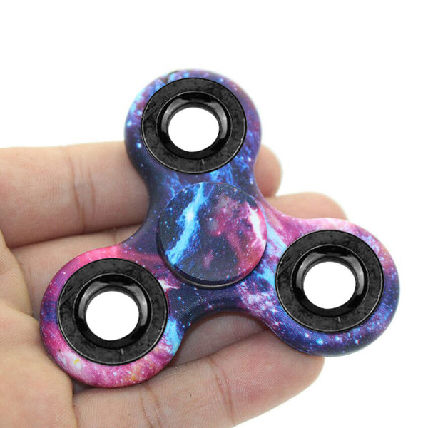 fidget spinner Tri-Spinner Fidget Hand Spinner Camouflage Multi-Color EDC Focus Toys finger spinner kids toy